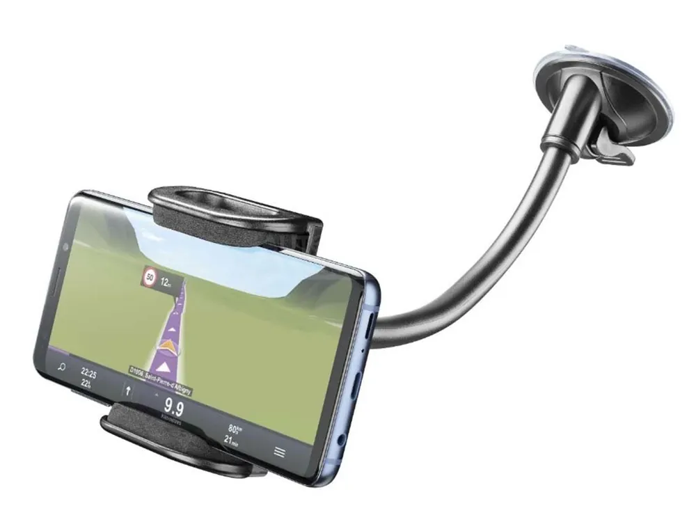 Výprodej Držák na mobil do auta PILOT FLEXI černý • Cellularline
