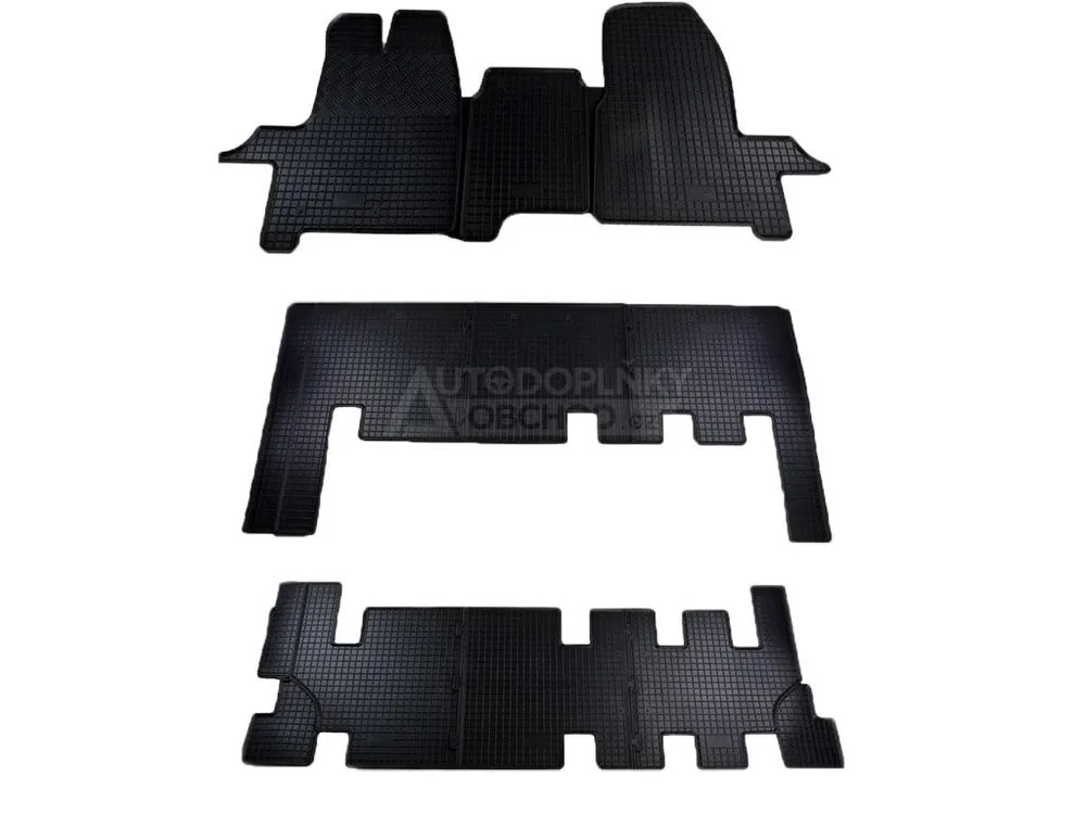 Akce Gumové autokoberce Ford Transit Custom 9míst. MANUÁL 2012-2023