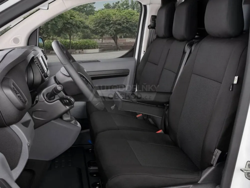 Autopotahy Fiat Scudo III 2022-2026 • přední • 3 místa se stolkem Dokud Zásoby Vydrží