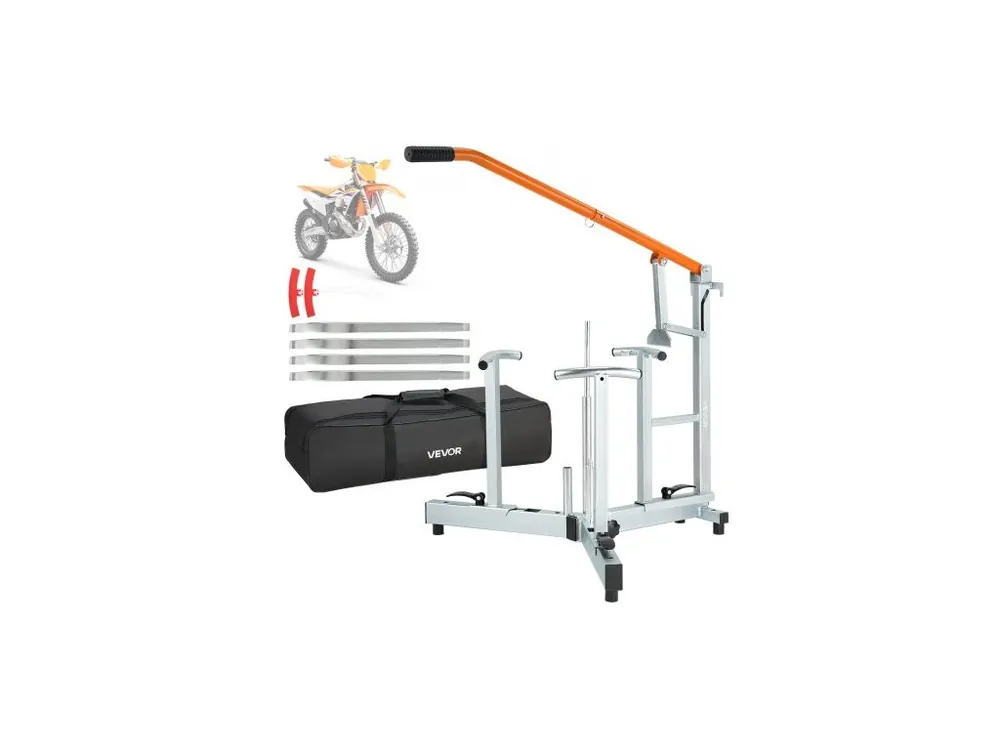 Zouvačka pneumatik pro terénní motorky a duální sportovní modely, vhodná pro kola 406-533 mm, osy 15/17/20/25 mm, sada nářadí pro výměnu pneumatik pro těžké terénní motorky s odpalovačem patek, kleštěmi, ochrannými návleky a úložným vakem Rychlý Víkendová Akce