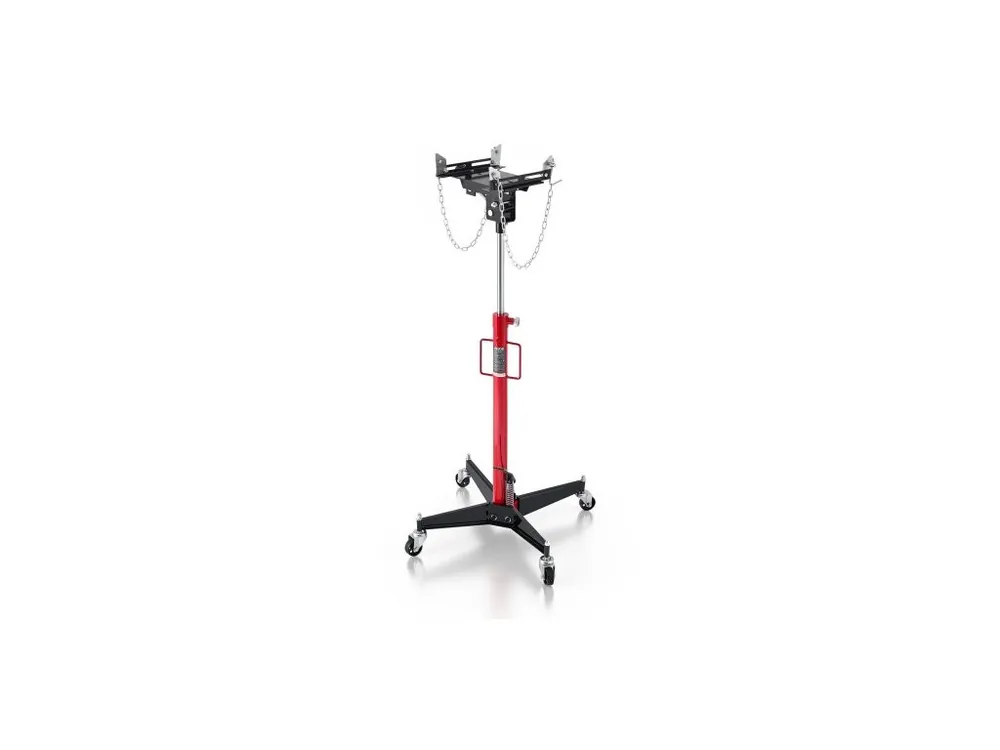 Hydraulický zvedák , nosnost 1100 liber / 0,5 tuny, teleskopický zvedák s pedálem, otočné kolo o 360°, vysoká výška zdvihu 127–202 cm, zvedák pro garáž/dílnu Sezónní Sleva