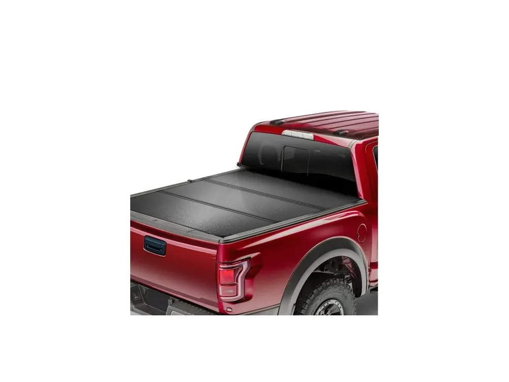 Víkendová Akce Kryt korby s trojitým skládáním, kompatibilní s modely Chevy Silverado GMC Sierra 1500 z let 2019-2024 (nepasuje na modely Classic z let 19-24), lůžko 5‘8", pasuje na vnitřní ložnou plochu 5,8‘ x 5,3‘ (70" x 63,3"), nosnost 400 lbs, černý