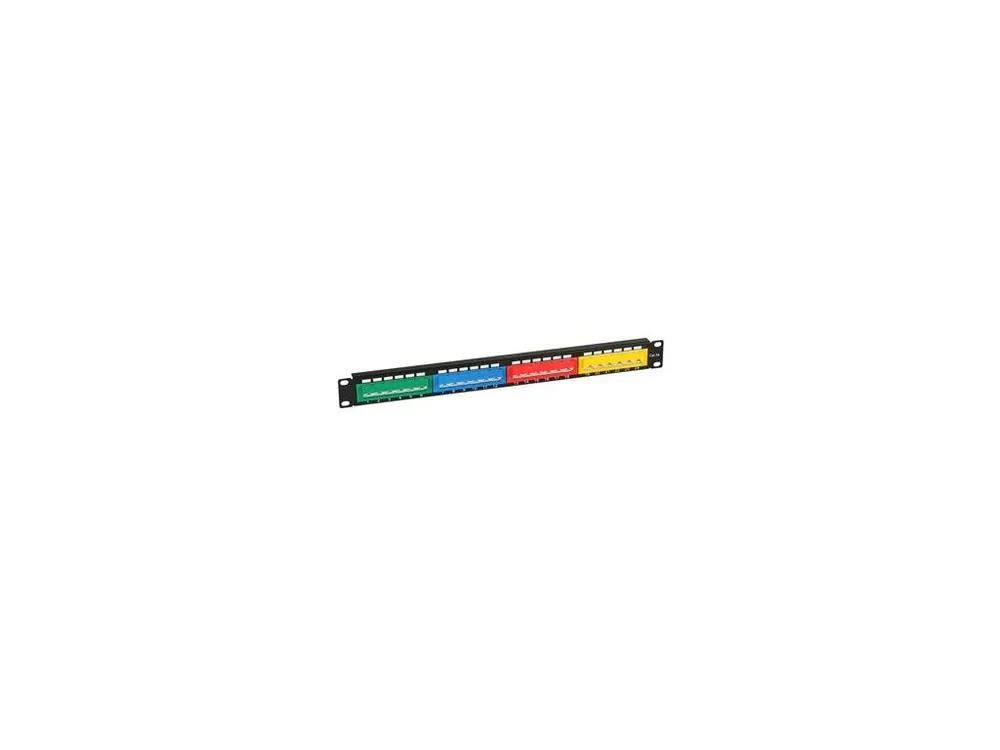 Speciální Cena Patch Panel (1U, 24 CAT5e RJ45 portů při 45 stupních)