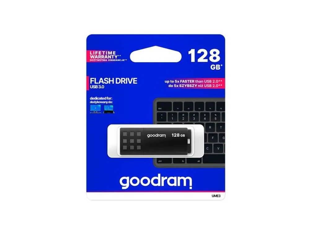 Flash disk GOODRAM USB 3.0 128GB bílo-černý Bezpečná Platba
