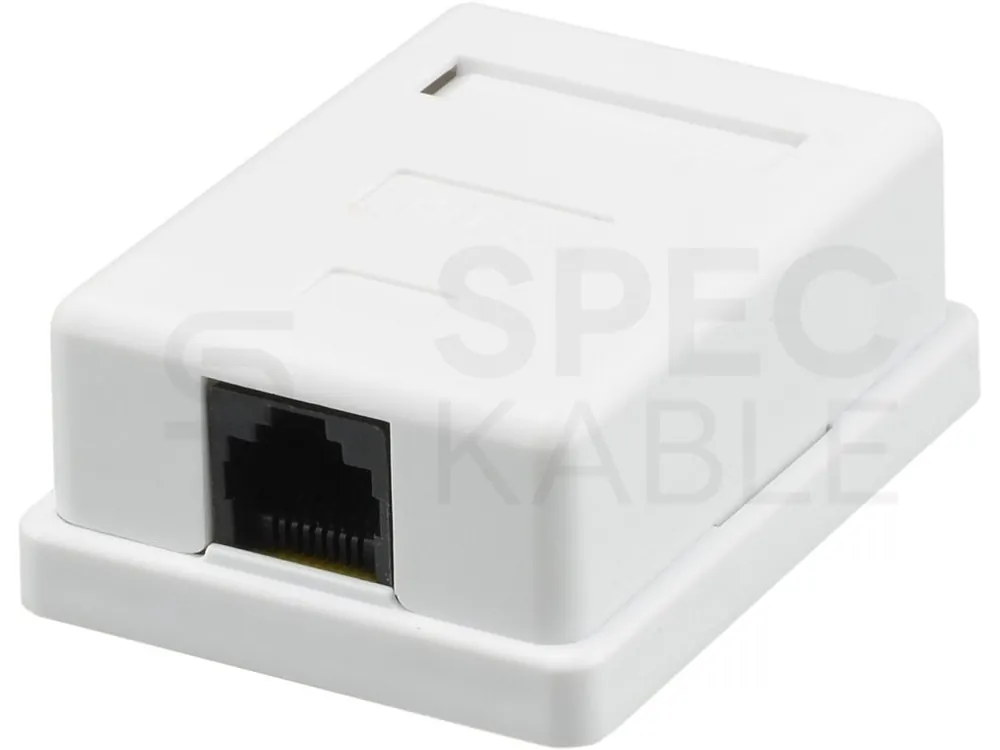 Víkendová Akce Zásuvka NEKU CAT5E UTP 1 x RJ45 na omítku bílá