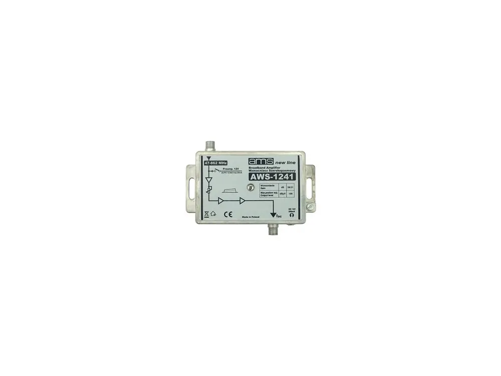 Anténní zesilovač AWS-1241 (47-862MHz, 30dB) Zlevněný