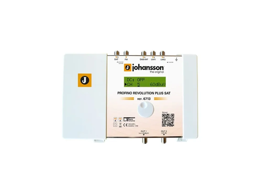 Must-Have Anténní zesilovač programovatelný Johansson 6713 Profino Revolution Plus SAT