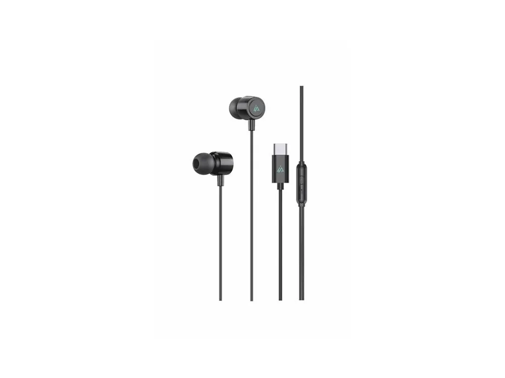 Vrácení Zdarma Sluchátka iPEAX 90010135 USB-C Black