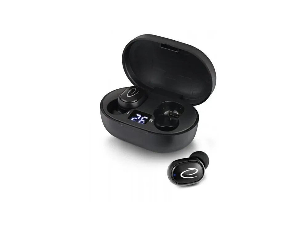 Sluchátka Esperanza EH226K TWS TUCANA, Bluetooth 5.0, černá Horká Nabídka
