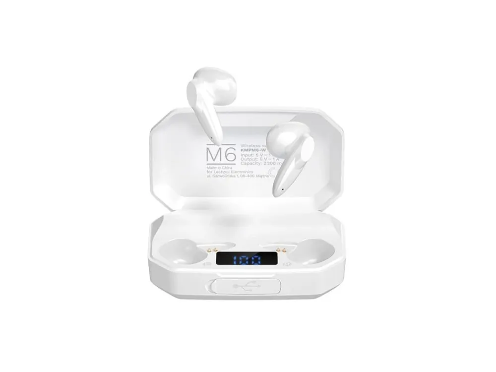 Originální Sluchátka Bluetooth KRUGER & MATZ M6 White