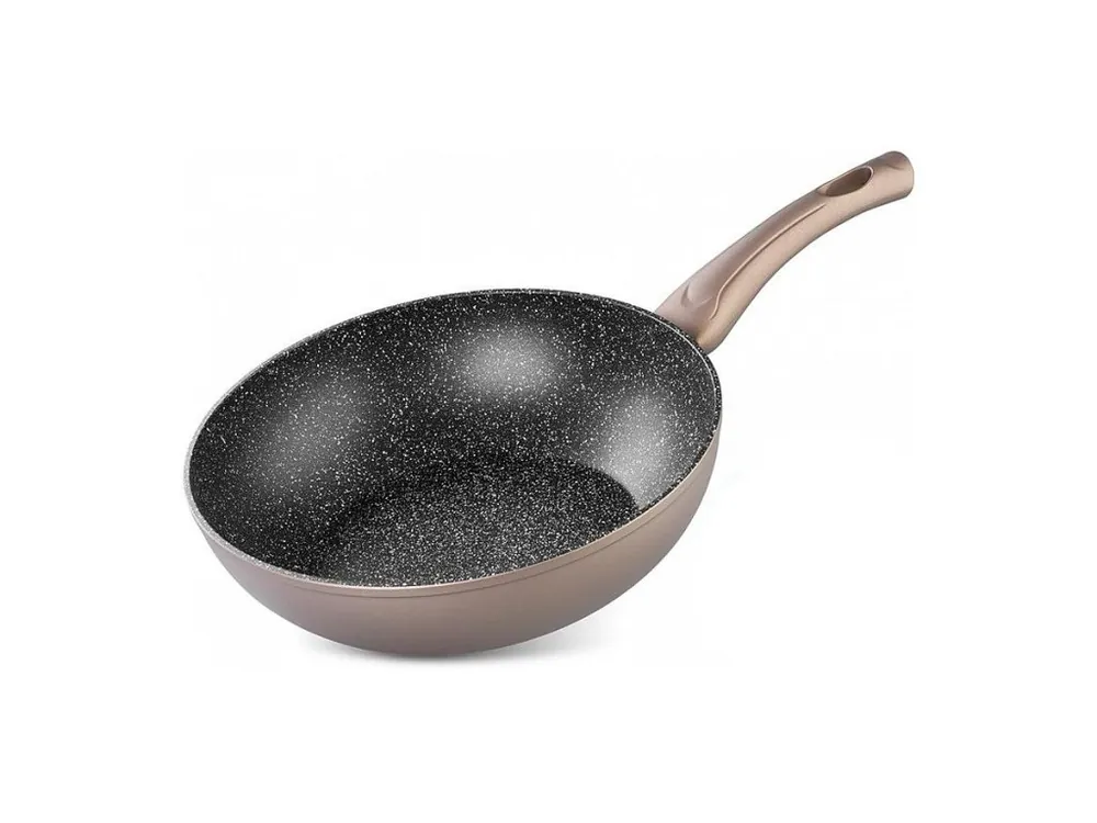 Hit Sezóny Pánev Wok MagicHome Coffee Brown Line, 28cm