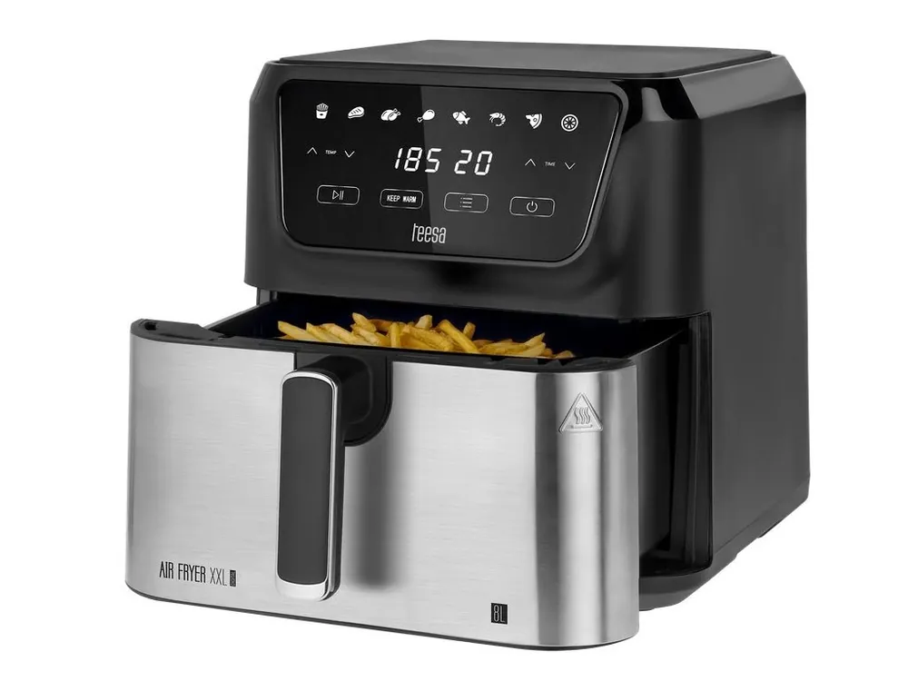 Výhodná Nabídka Fritéza horkovzdušná TEESA DIGITAL AIR FRYER XXL TSA8079, 8L, 1700W