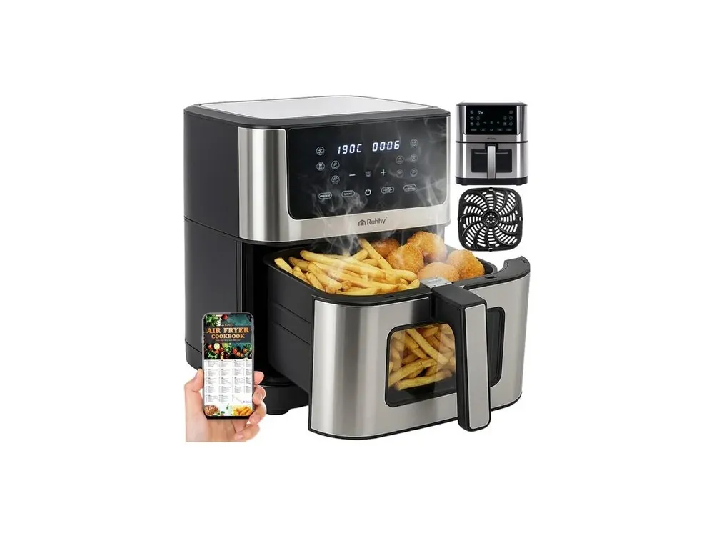 Horkovzdušná fritéza Ruhhy 25512 Air Fryer XXL 8L Jen Po Omezenou Doba