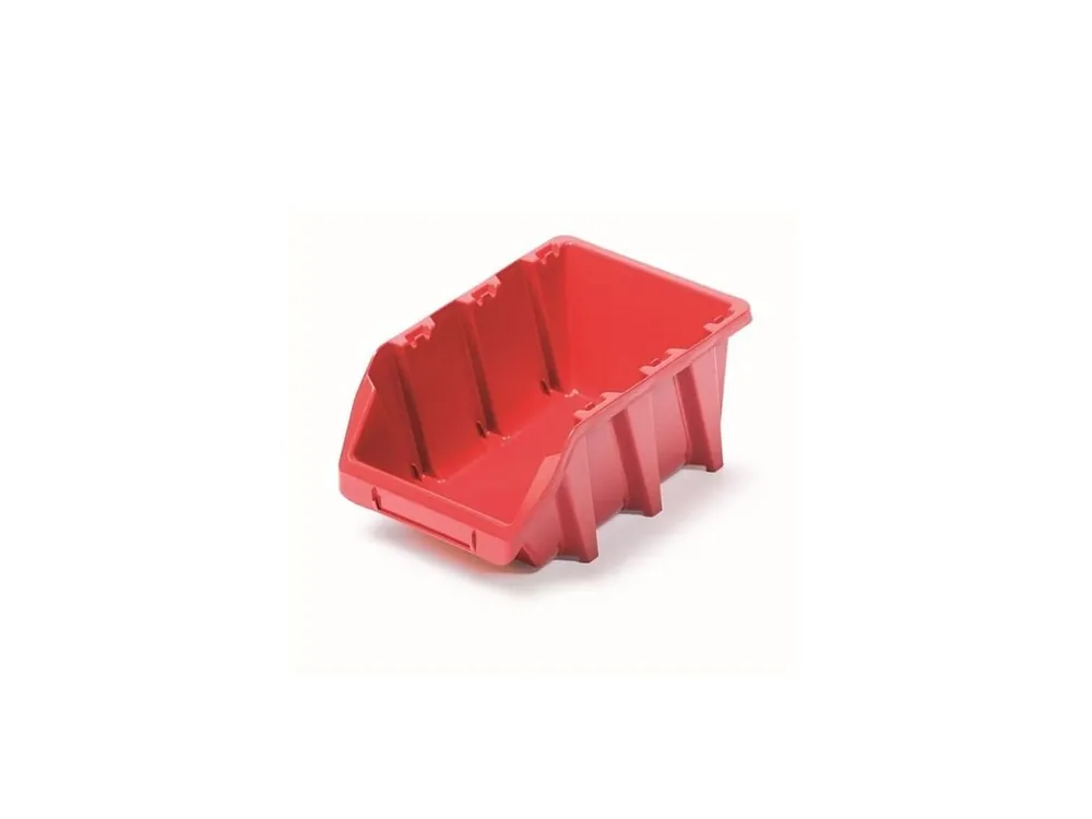 Plastový úložný box BINEER LONG 120x77x60mm, červený Cenový Hit