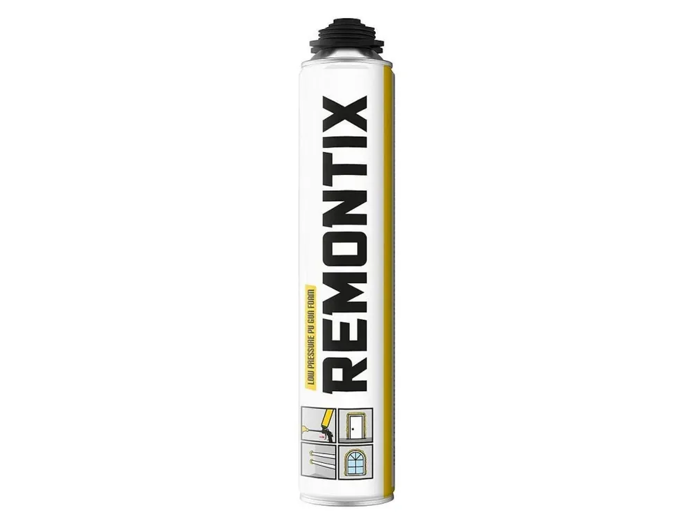PU pěna nízkoexpanzní REMONTIX krémová, 700ml Nejlepší Volba