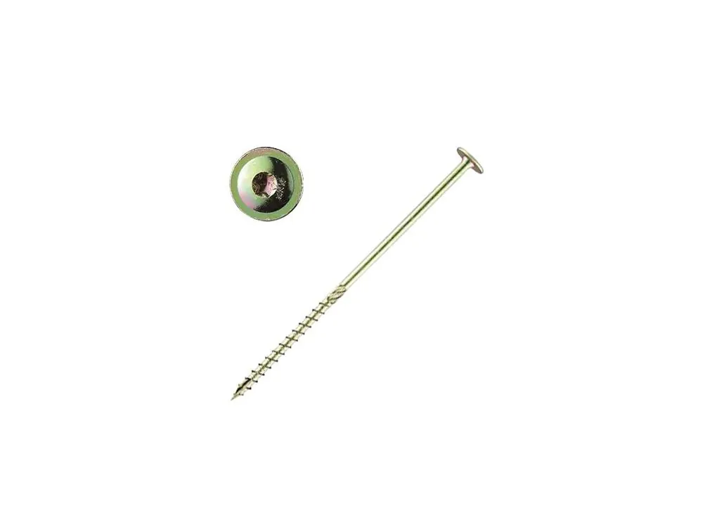 Cenově Výhodný Konstrukční vrut s talířovou hlavou Torx T30 6x100mm 100ks