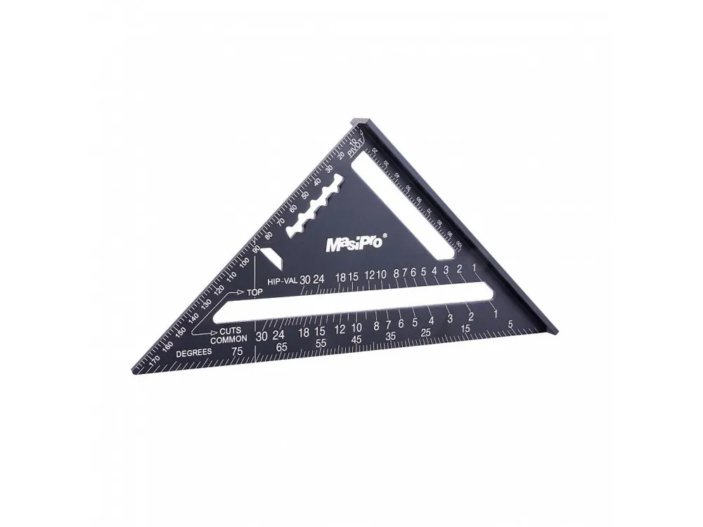 Trojúhelník tesařský MasiPro multifunkční, 180mm Finální Výprodej