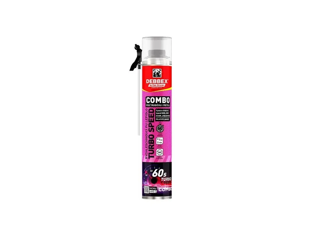 Akční Cena Lepidlo PU DEN BRAVEN Turbo Speed Combo pistolové 750ml