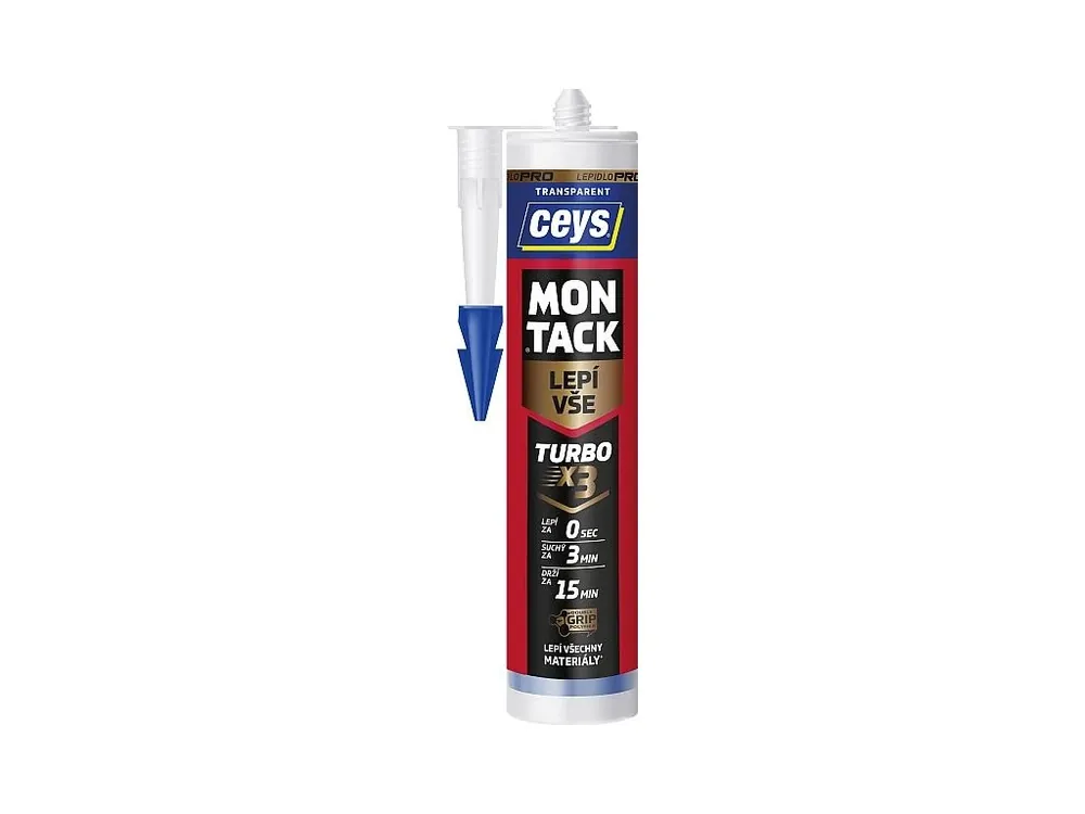 Dokud Zásoby Vydrží Montack CEYS lepí vše Turbo Transparent 290 ml