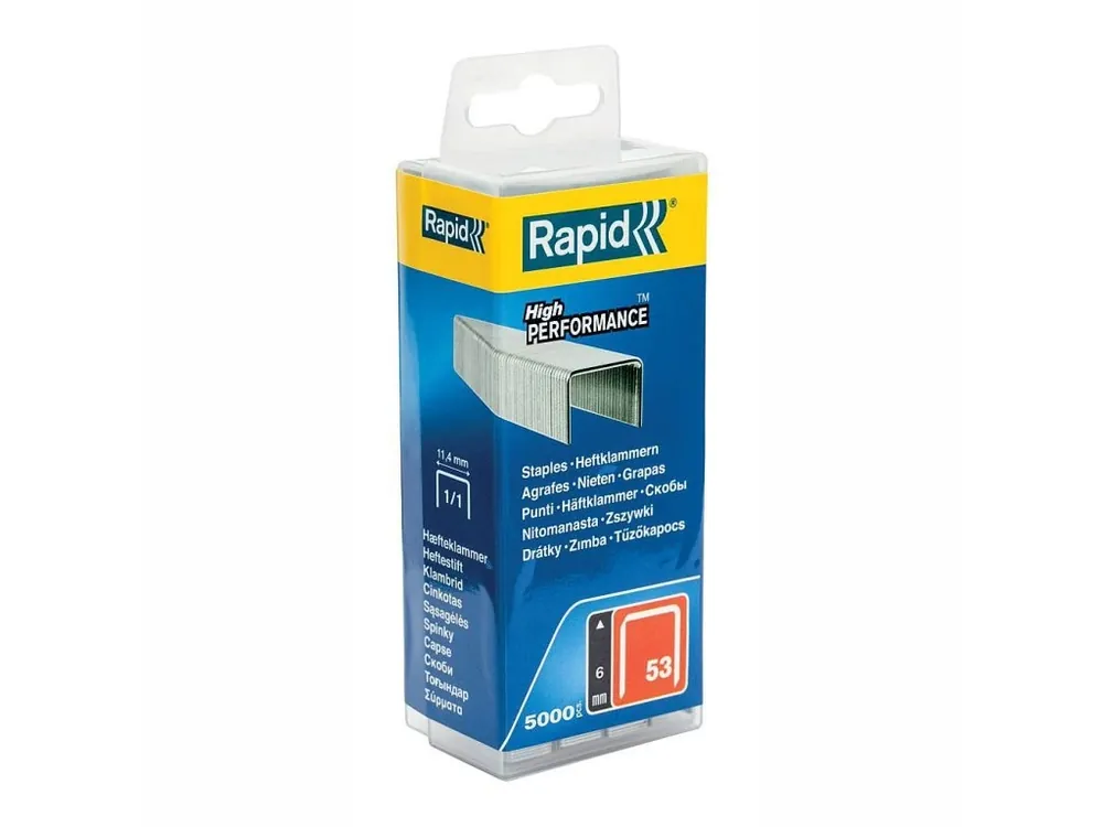 Spony Rapid č. 53, 6mm, 5000ks Aktuální