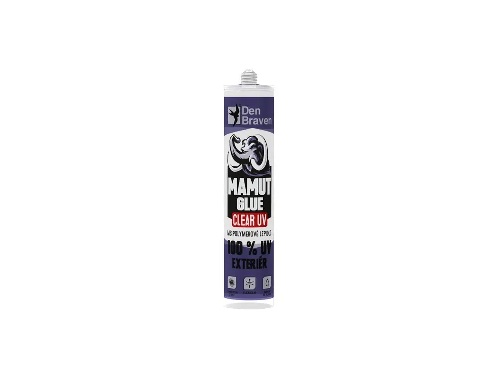 Časově Omezené Lepidlo DEN BRAVEN MAMUT CLEAR UV 290ml