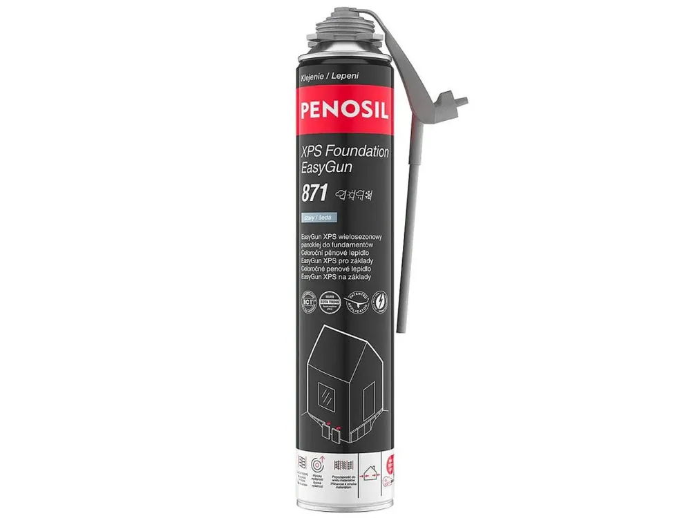 PU lepidlo na xps desky EasyGun PENOSIL 871 šedé, 750ml Super Cena