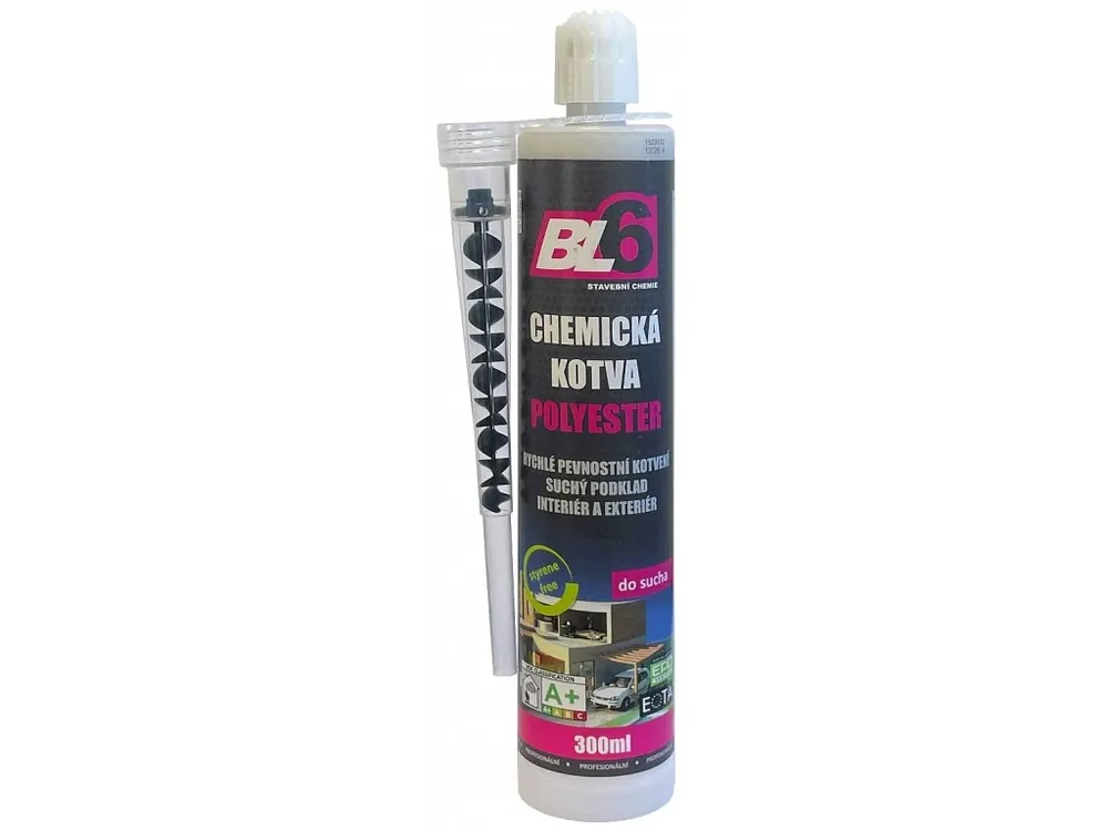 Ihned K Objednání Chemická kotva polyester BL6 - kartuše 300ml