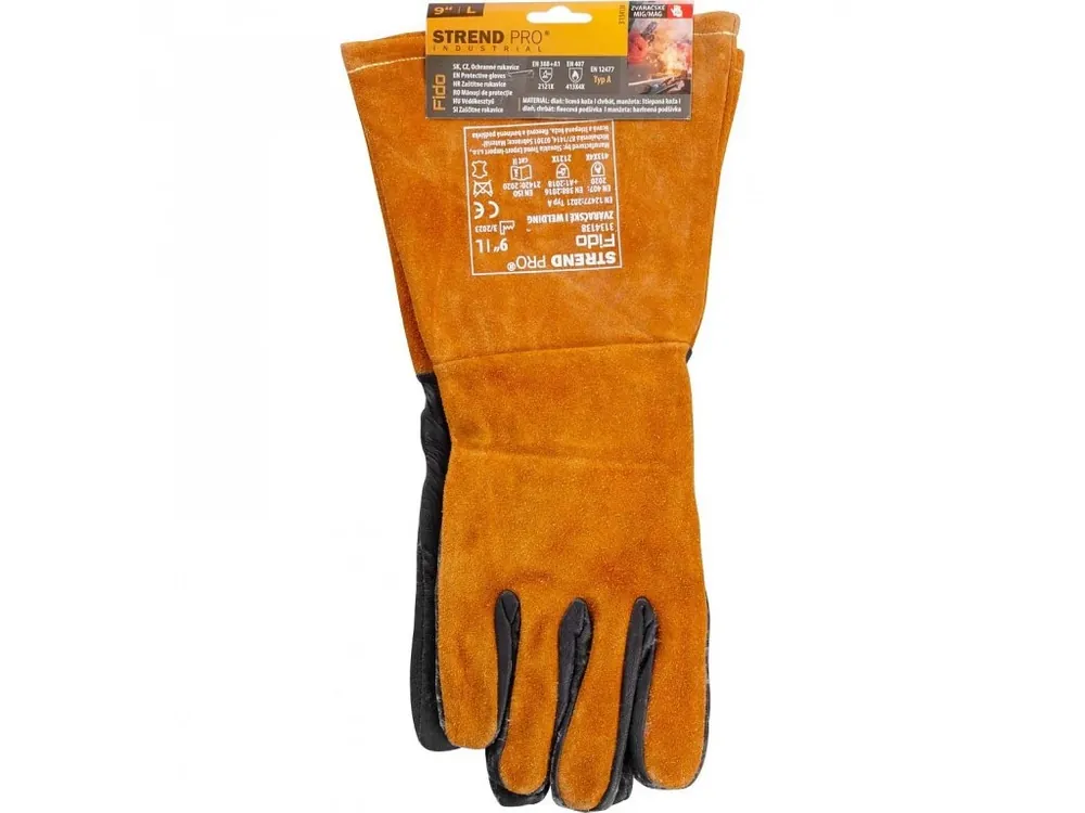 Svářečské rukavice Industrial Fido, celokožené, Hit Sezóny