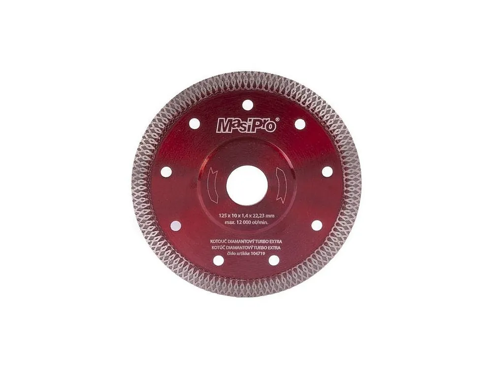 Kotouč řezný diamantový, turbo extra tenký, 125mm Ověřený