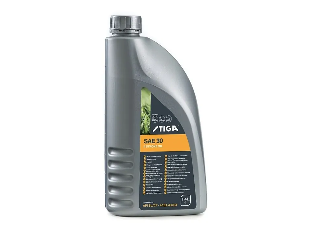 Autentický Motorový olej 4-taktní SAE 30 Stiga, 1,4l