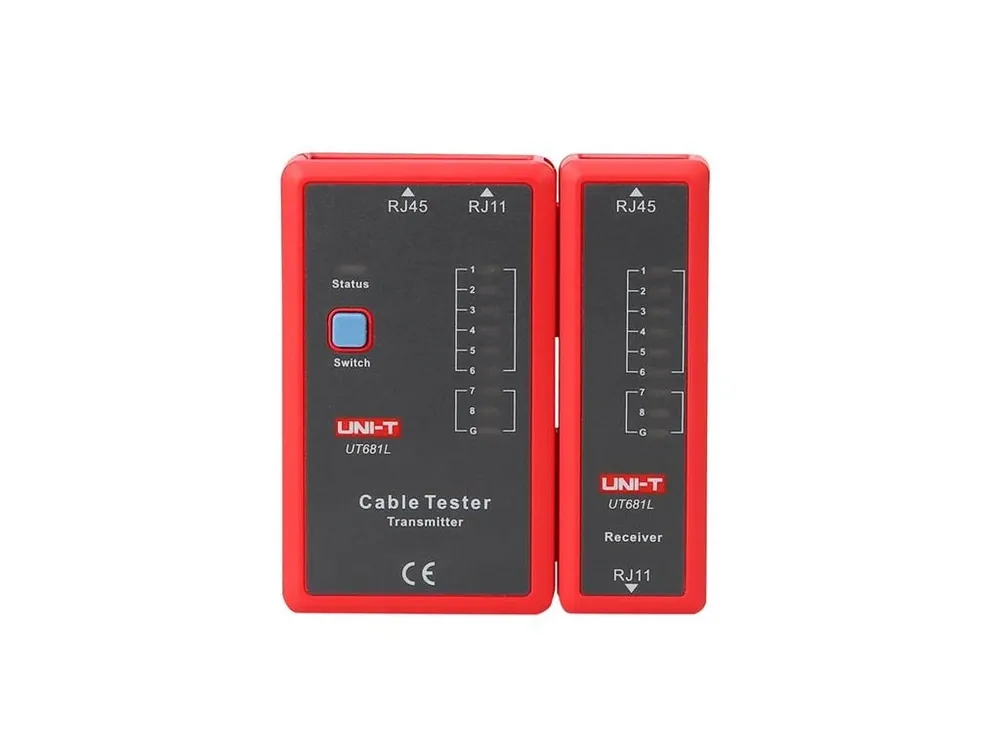 Tester kabelu UNI-T UT681L (RJ45, RJ11) Akční Nabídka