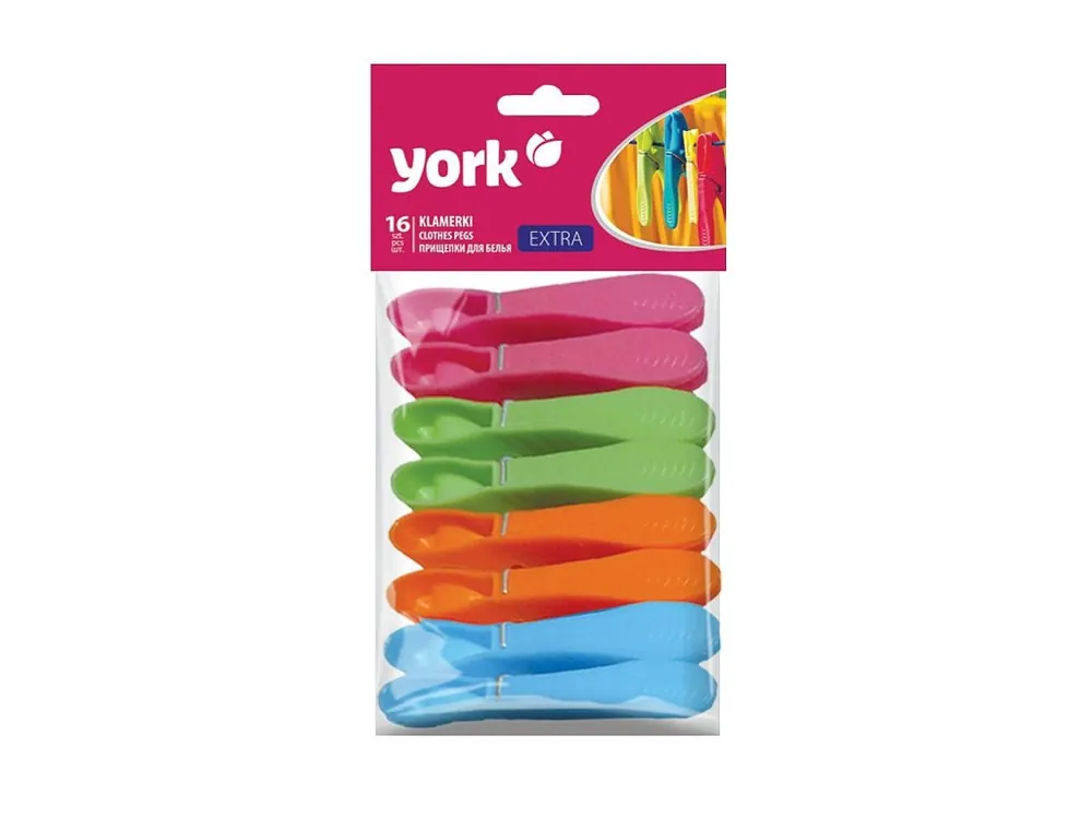 Značkový Kolíčky na prádlo YORK LUX 16ks
