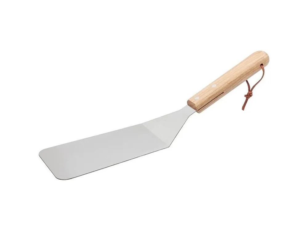 Koupit Online Obraceč Grill nerez, dřevěná rukojeť, 34cm