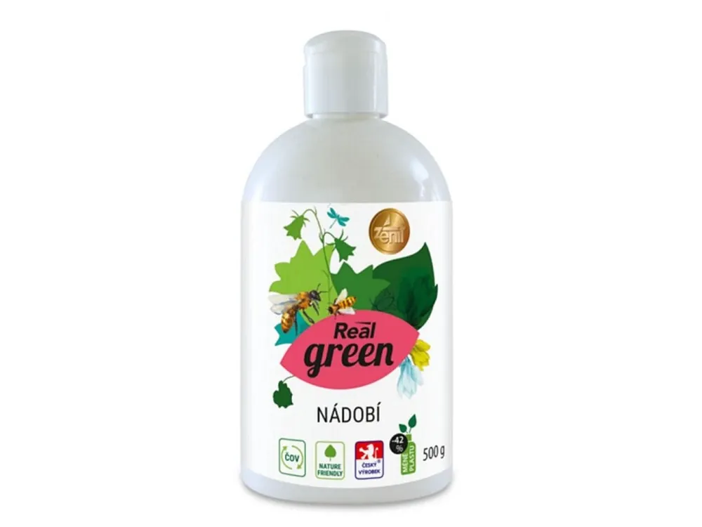 Mycí prostředek na nádobí Real green EKO, 500g Kup Teď