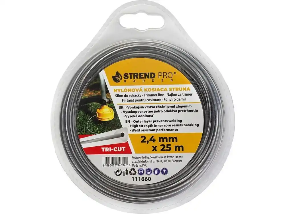 Struna TriCut 2,4mm, 25m, trojhranná Nízká Cena