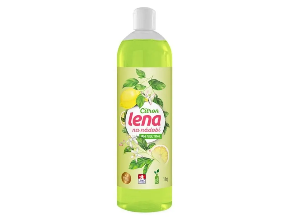 Mycí prostředek na nádobí Lena citron, 1kg Víkendová Akce