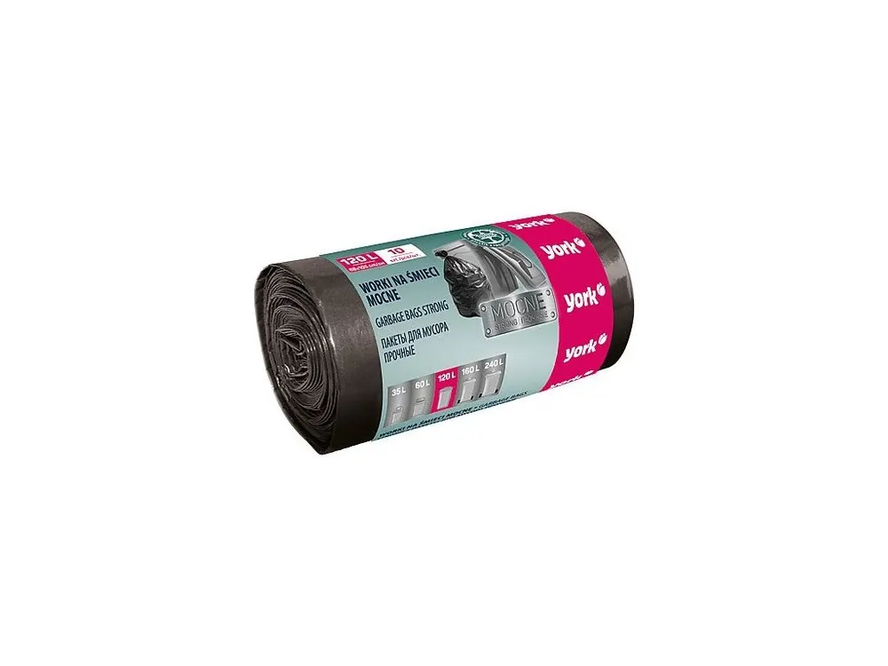 Rychlé Dodání Pytel na odpad, smetí YORK silné 120l, 10ks