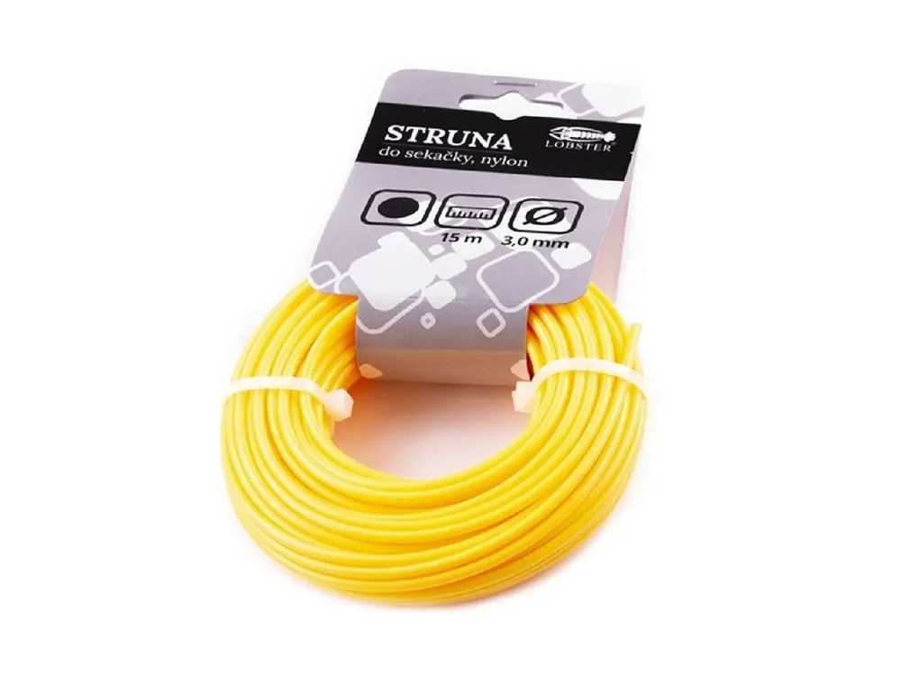 Nová Kolekce Struna do sekaček kulatá 15m, 3,0mm