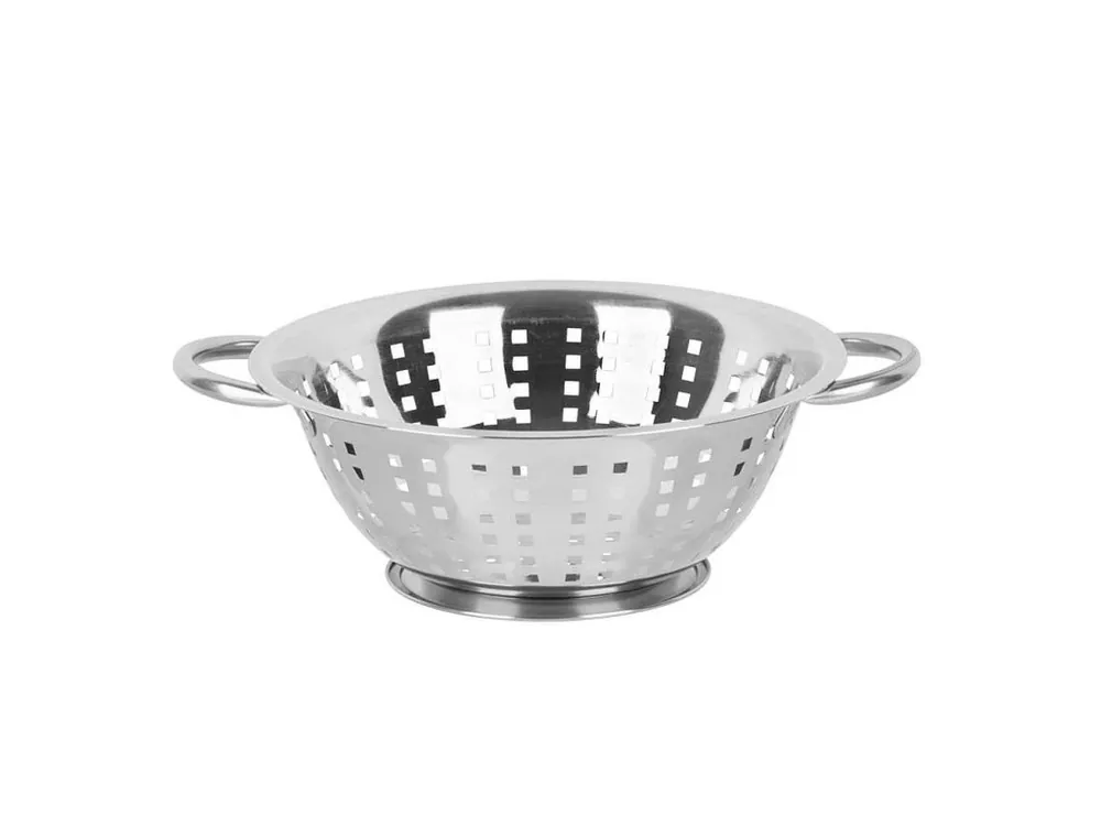 Nejlepší Cena Cedník MagicHome, 24cm, čtvercové otvory, nerez