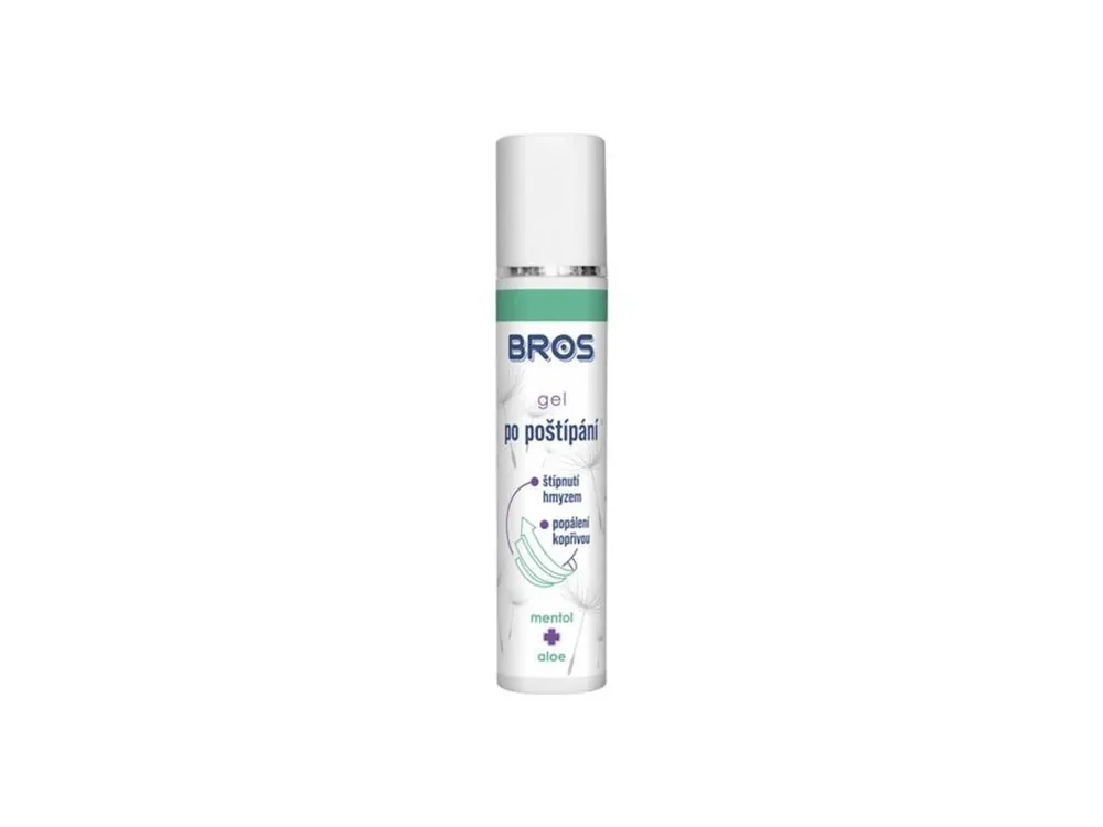 Gel po poštípání hmyzem BROS mentol+aloe 50ml Dokud Zásoby Vydrží