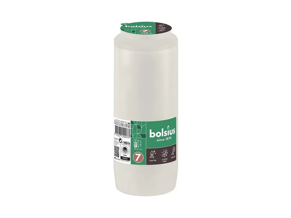 Nakupujte Hned Náplň Bolsius olej do kahance, 140h, 471g, 67x178mm, bílá