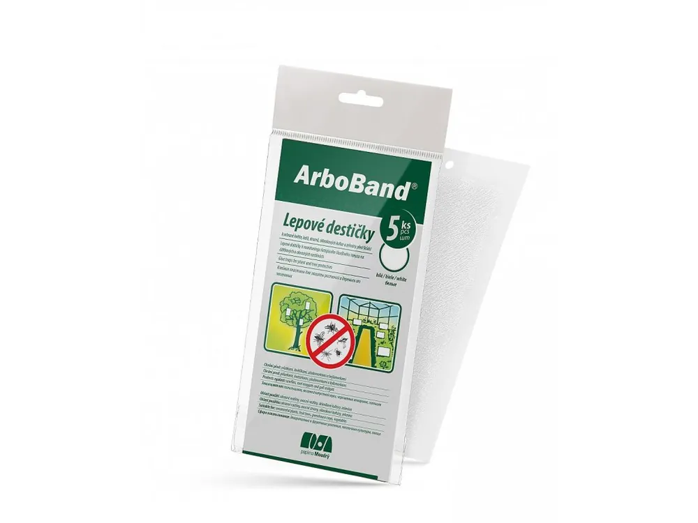 Pouze Dnes Lepové desky arboband bílé 5ks