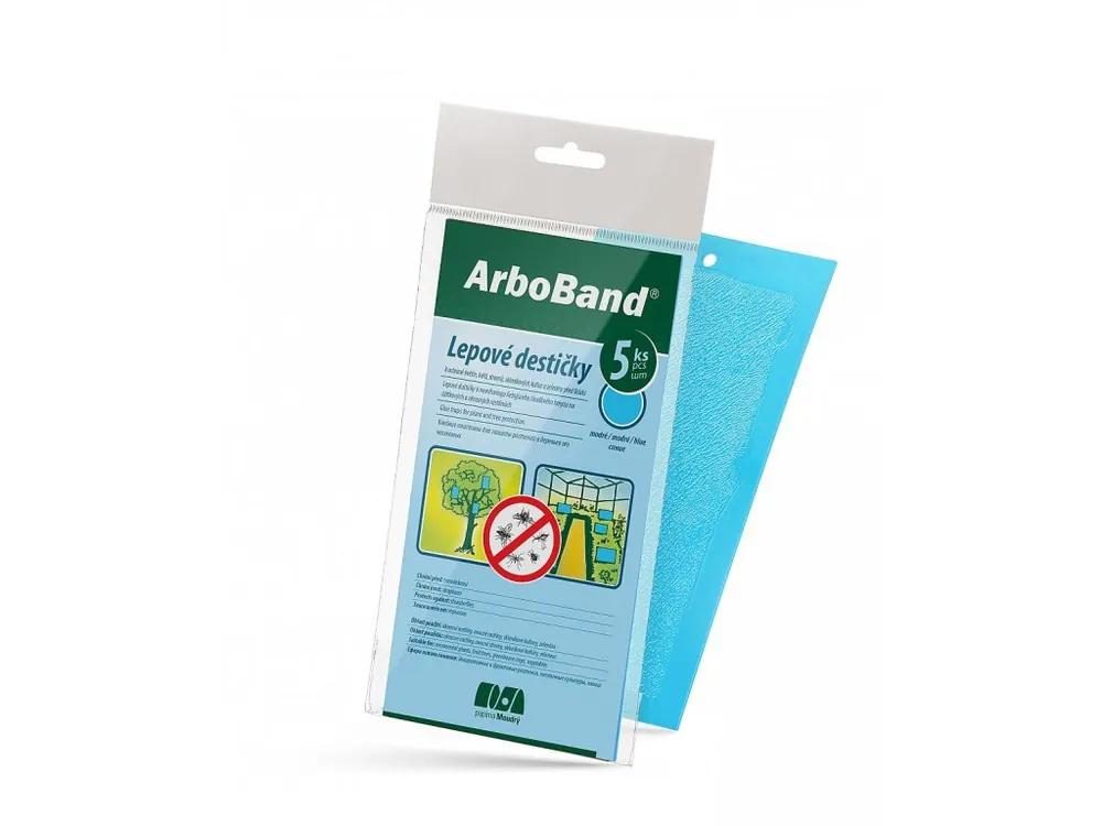 Omezená Nabídka Lepové desky arboband modré 5ks