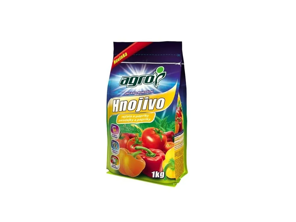 Hnojivo pro rajčata a papriky AGRO 1kg Víkendová Akce