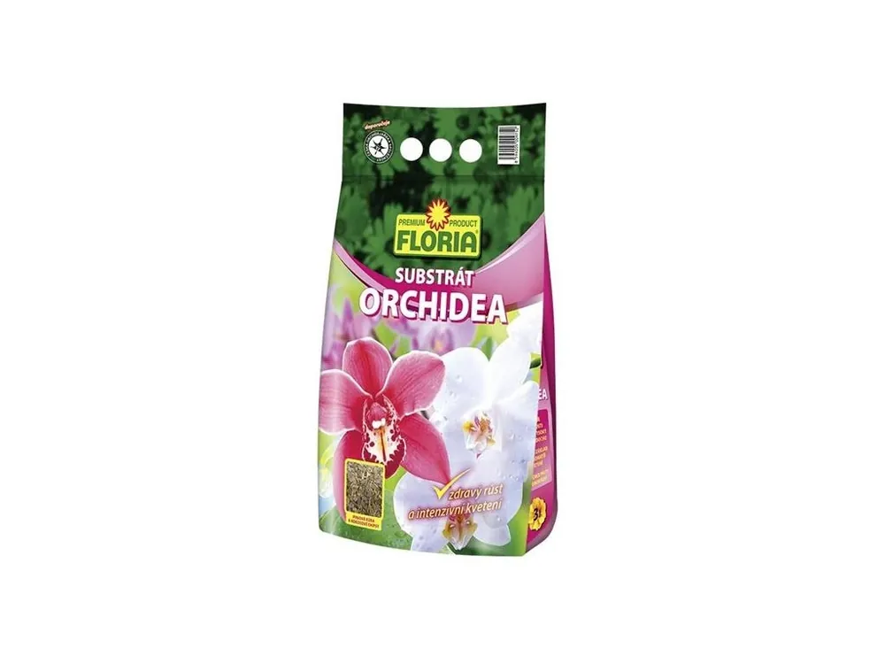 Značkový Substrát pro orchideje FLORIA 3l