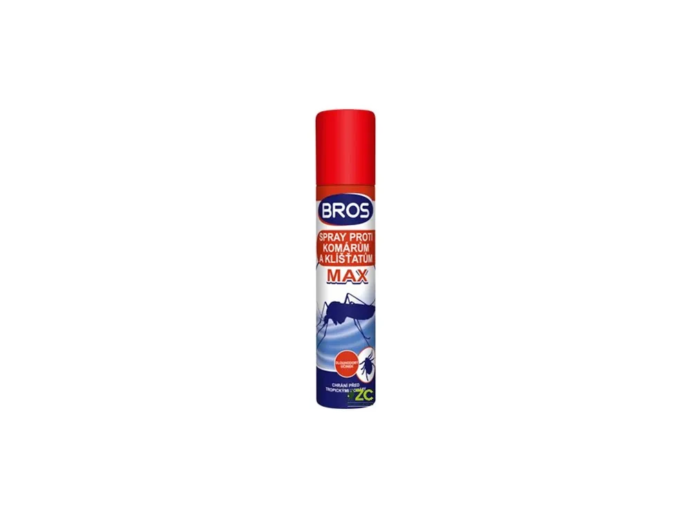 Sprej proti komárům a klíšťatům BROS Max 90ml Nakupujte Hned
