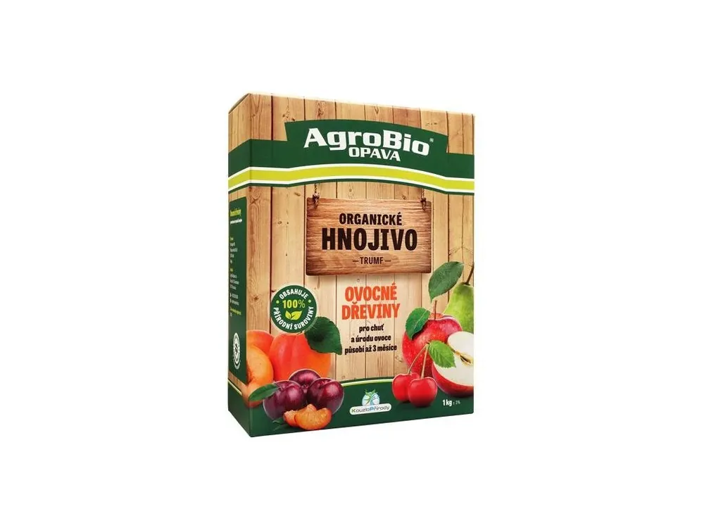 Hnojivo pro ovocné dřeviny AGROBIO Trumf 1kg Autentický