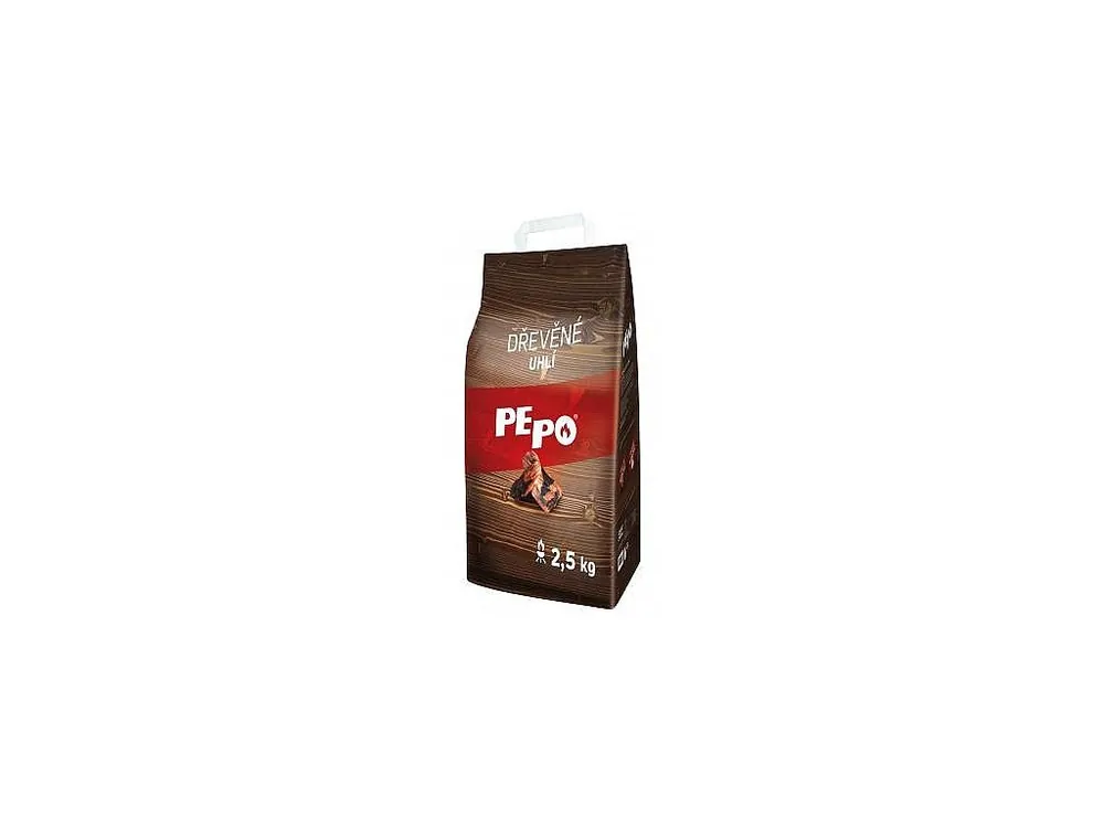 Značkový PE-PO dřevěné uhlí 2,5kg (grilovací uhlí)