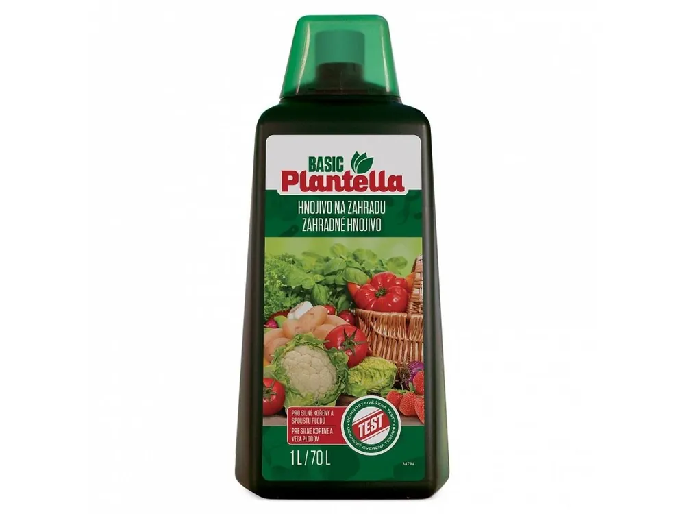 Výprodej Plantella Basic hnojivo kapalné ZELENINA pro zahradu 1l