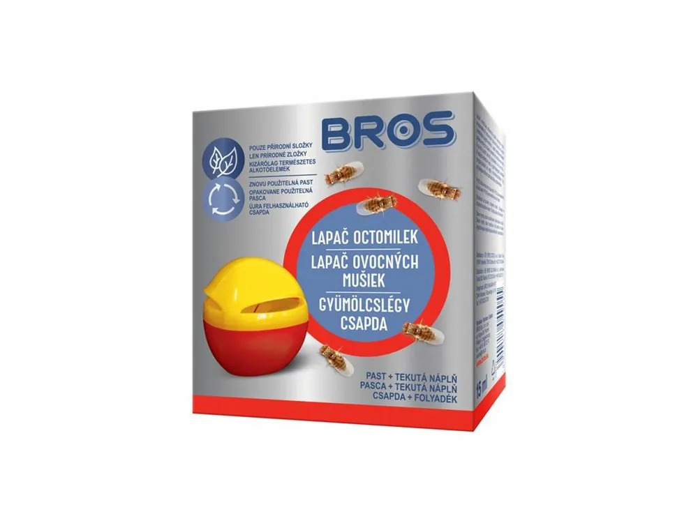 Nejprodávanější Lapač octomilek BROS 15ml